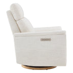 Lulla Power Swivel Nursery Glider Recliner with Power Headrest and Nightlight