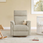Lulla Power Swivel Nursery Glider Recliner with Power Headrest and Nightlight