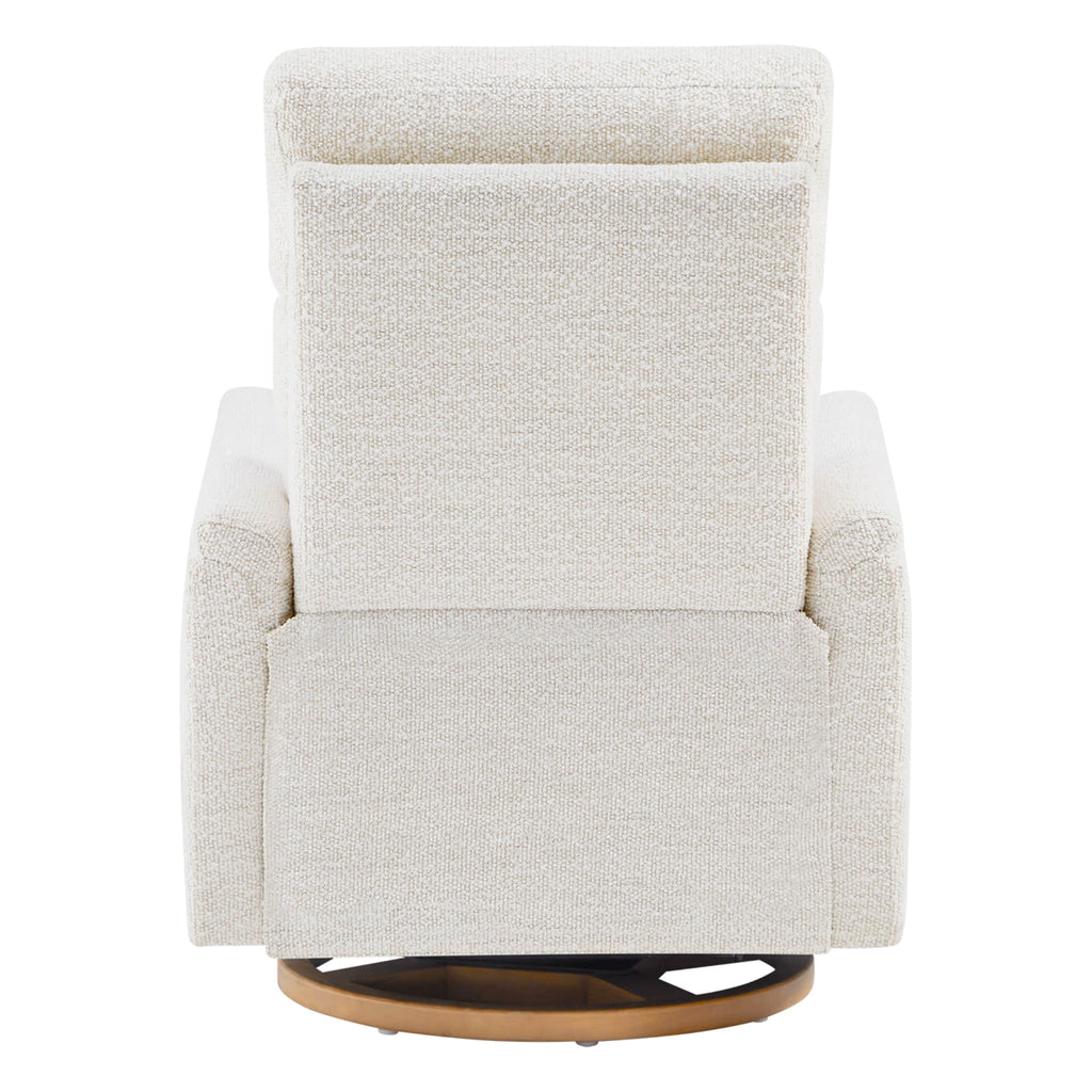 Lulla Power Swivel Nursery Glider Recliner with Power Headrest and Nightlight