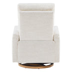 Lulla Power Swivel Nursery Glider Recliner with Power Headrest and Nightlight