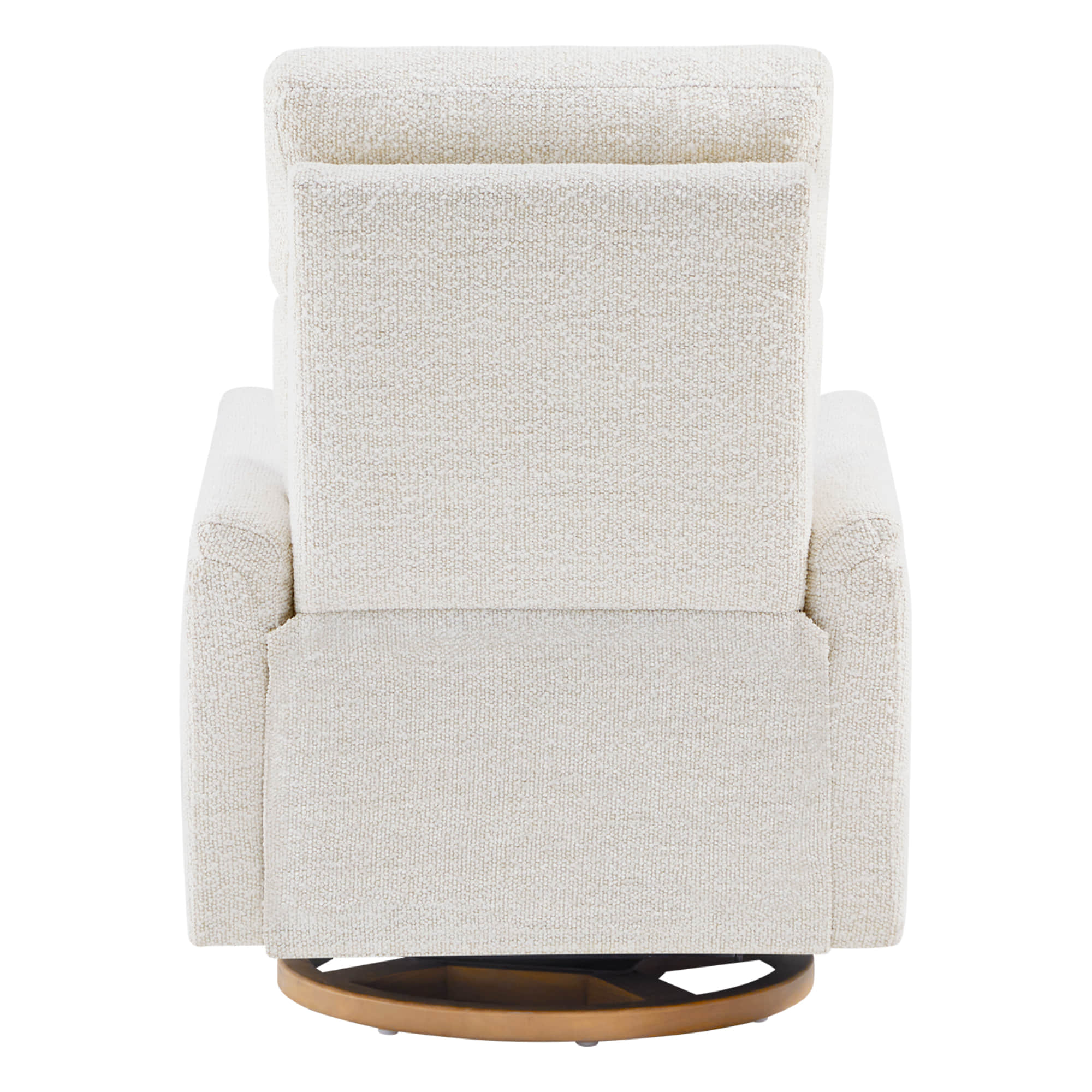 Lulla Power Swivel Nursery Glider Recliner with Power Headrest and Nightlight