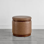 Nest Oval storage ottoman Storage Mid Century Ottoman