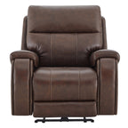 Noah Zero-Gravity Genuine Leather Recliner with Power Headrest