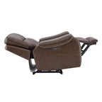 Noah Zero-Gravity Genuine Leather Recliner with Power Headrest