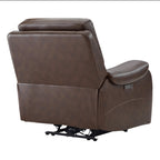 Noah Zero-Gravity Genuine Leather Recliner with Power Headrest