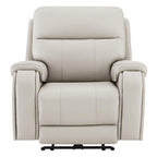 Noah Zero-Gravity Genuine Leather Recliner with Power Headrest
