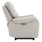 Noah Zero-Gravity Genuine Leather Recliner with Power Headrest