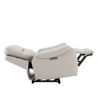 Noah Zero-Gravity Genuine Leather Recliner with Power Headrest