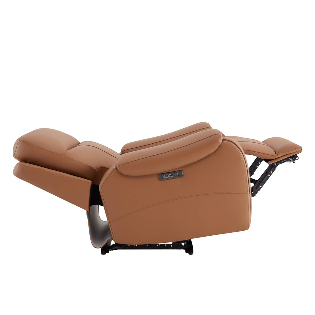 Noah Zero-Gravity Genuine Leather Recliner with Power Headrest