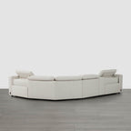 Oliver 4-Seat Wall-hugger Reclining Sectional Sofa with Power Headrest