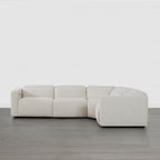 Oliver 4-Seat Wall-hugger Reclining Sectional Sofa with Power Headrest