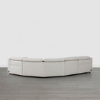 Oliver 4-Seat Wall-hugger Reclining Sectional Sofa with Power Headrest