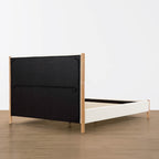 Serene Queen Contemporary Upholstered Platform Bed