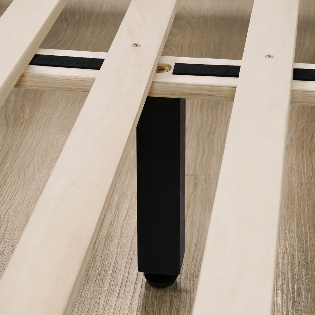 Serene Queen Contemporary Upholstered Platform Bed