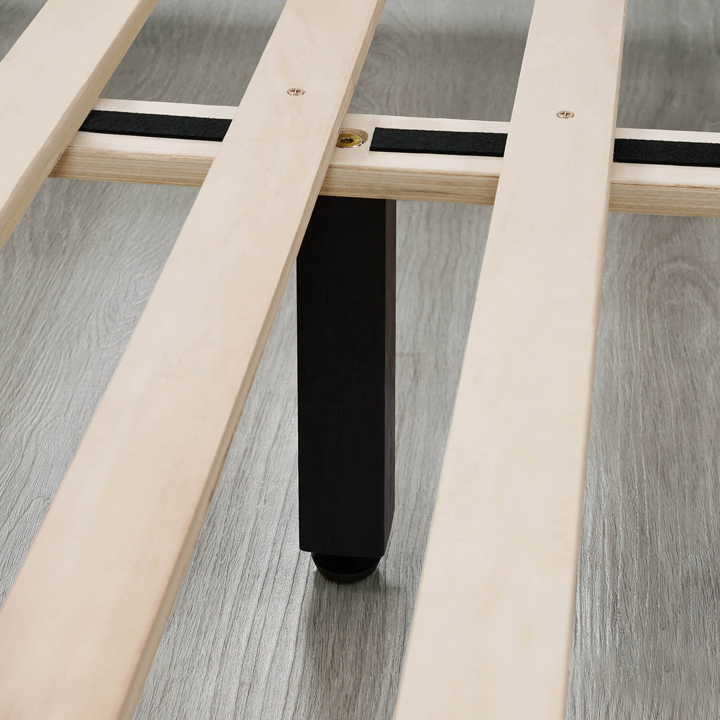 Serene Queen Contemporary Upholstered Platform Bed