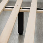 Serene Queen Contemporary Upholstered Platform Bed