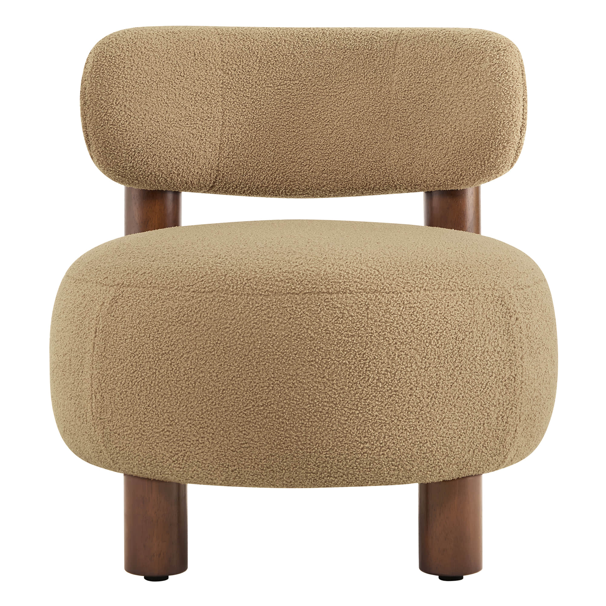 Shauna Modern Plush Faux Sherpa Accent Chair