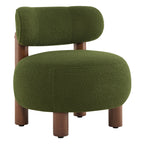 Shauna Modern Plush Faux Sherpa Accent Chair