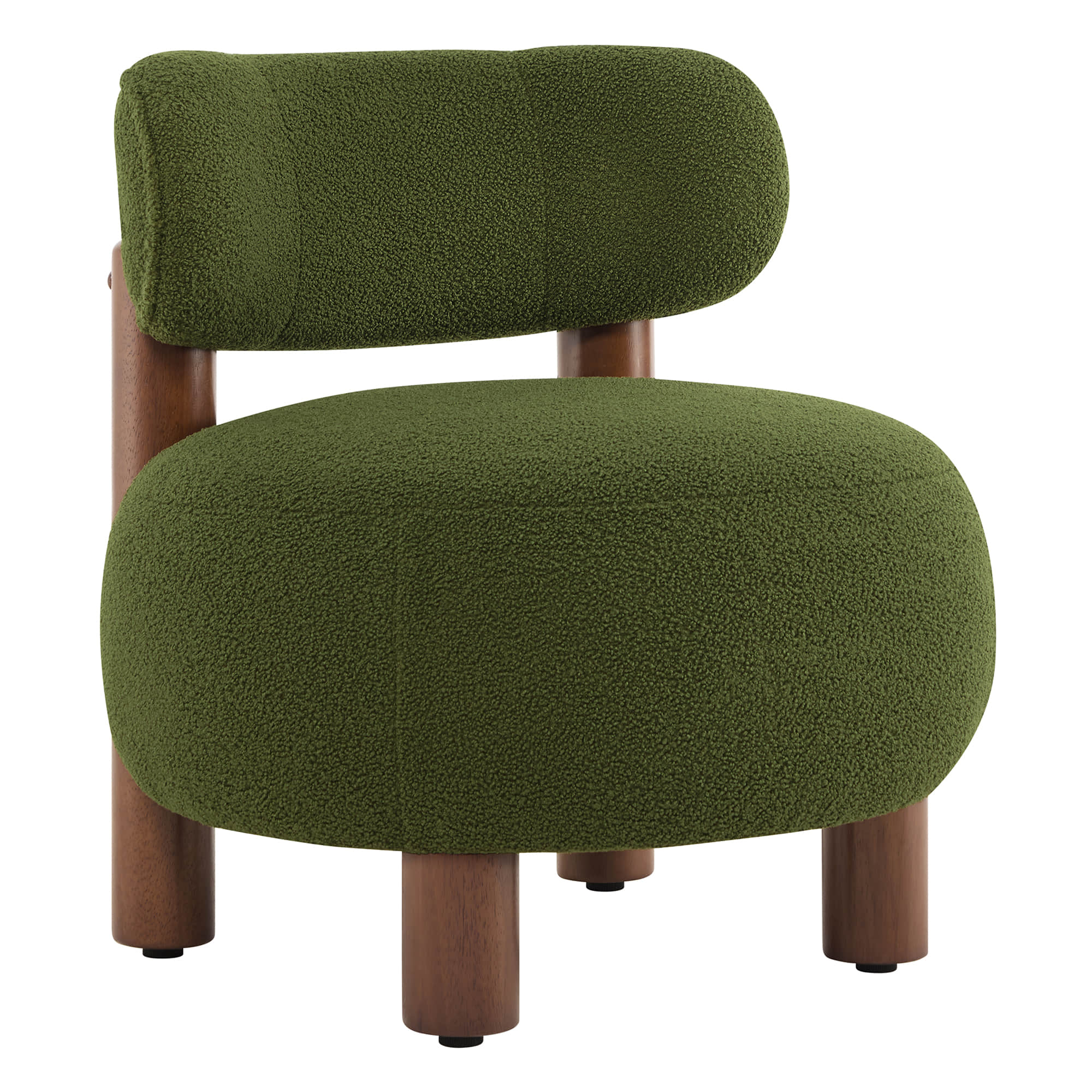 Shauna Modern Plush Faux Sherpa Accent Chair