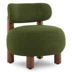 Shauna Modern Plush Faux Sherpa Accent Chair