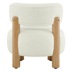 Shauna Modern Plush Faux Sherpa Accent Chair