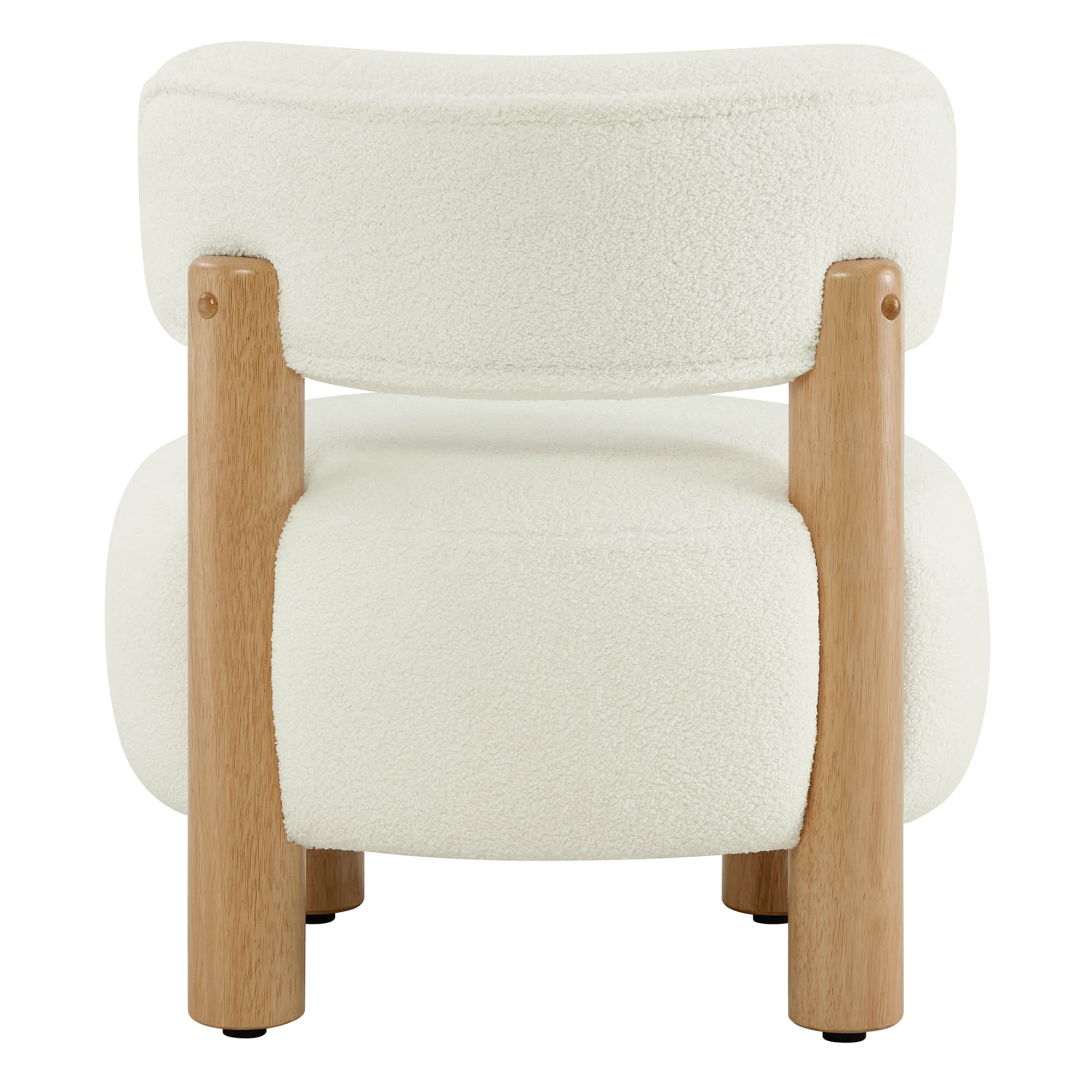 Shauna Modern Plush Faux Sherpa Accent Chair