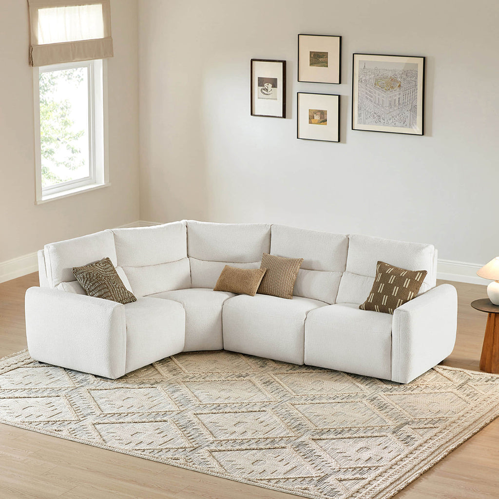 Skyline 4-Seat Zero Gravity Reclining Sectional sofa with Power Headrest