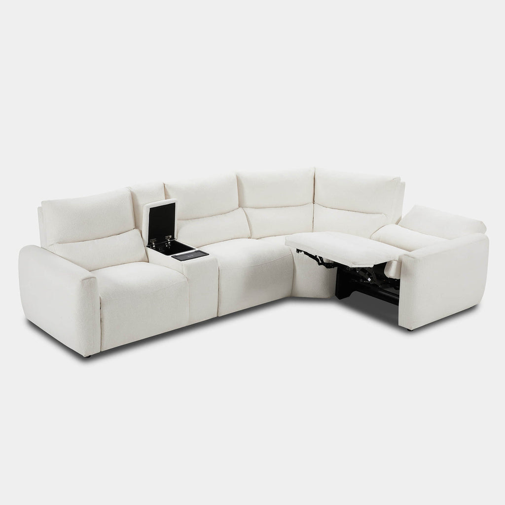 Skyline 4-Seat Zero Gravity Reclining Sectional sofa with Power Headrest