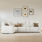 Skyline 4-Seat Zero Gravity Reclining Sectional sofa with Power Headrest