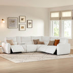 Skyline 5-Seat Zero Gravity Reclining Sectional sofa  with Power Headrest