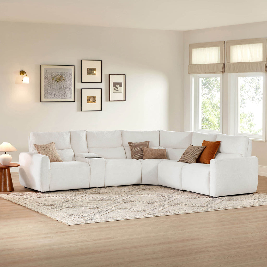 Skyline 5-Seat Zero Gravity Reclining Sectional sofa  with Power Headrest