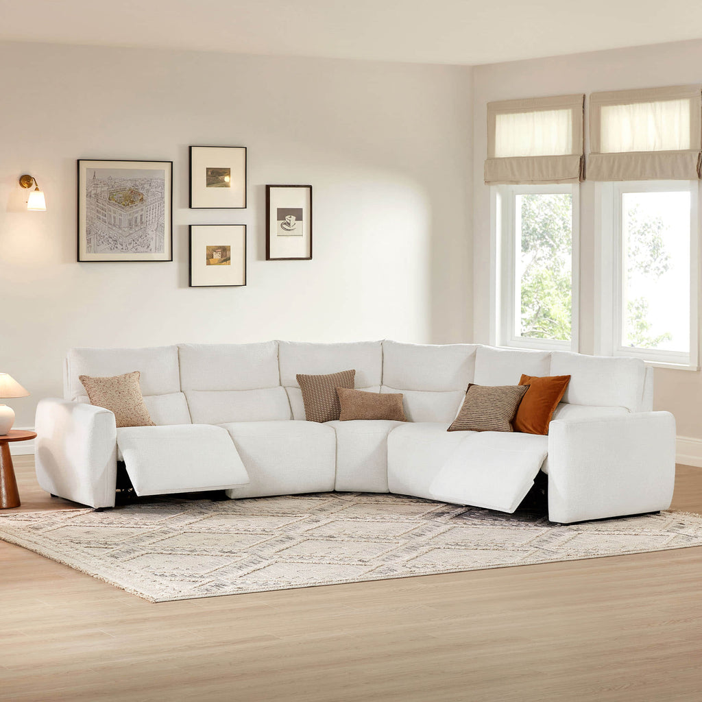 Skyline 5-Seat Zero Gravity Reclining Sectional sofa  with Power Headrest