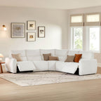 Skyline 5-Seat Zero Gravity Reclining Sectional sofa  with Power Headrest