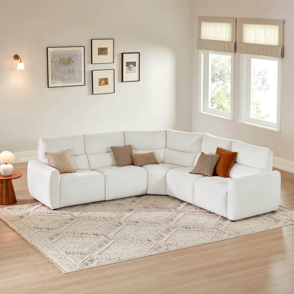 Skyline 5-Seat Zero Gravity Reclining Sectional sofa  with Power Headrest