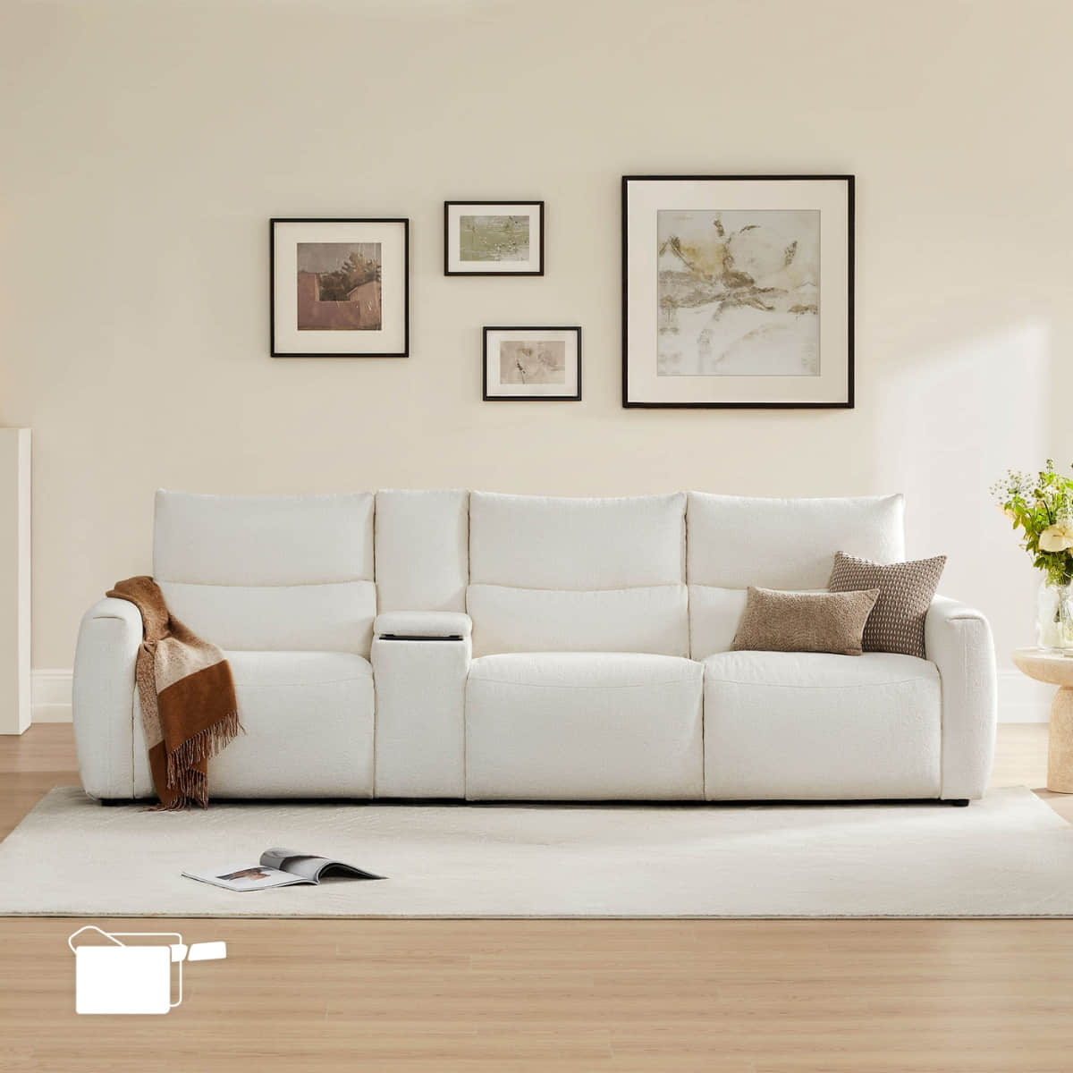 Skyline 3-Seat Zero Gravity Reclining Sofa with Power Headrest