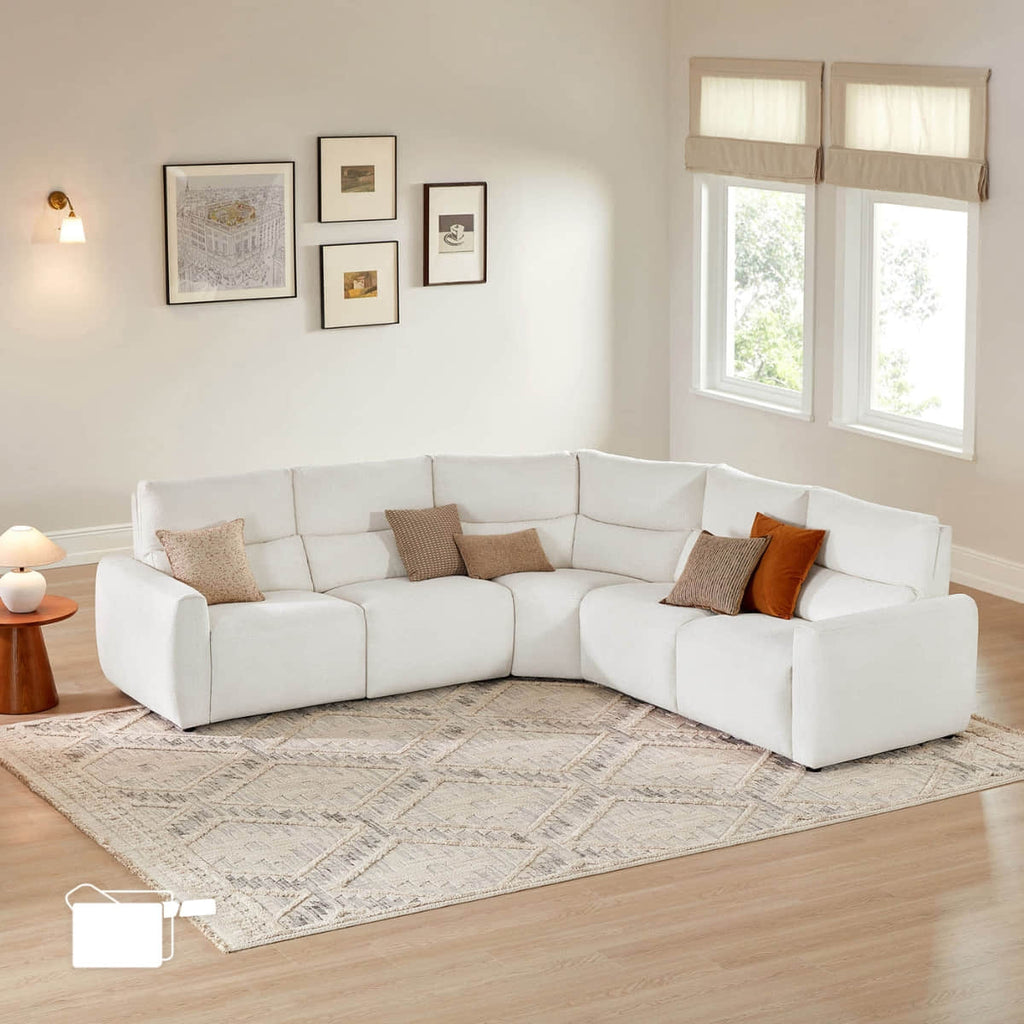 Skyline 5-Seat Zero Gravity Reclining Sectional sofa  with Power Headrest