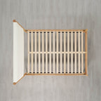 Solace Queen Solid Wood Boucle Upholstered Bed