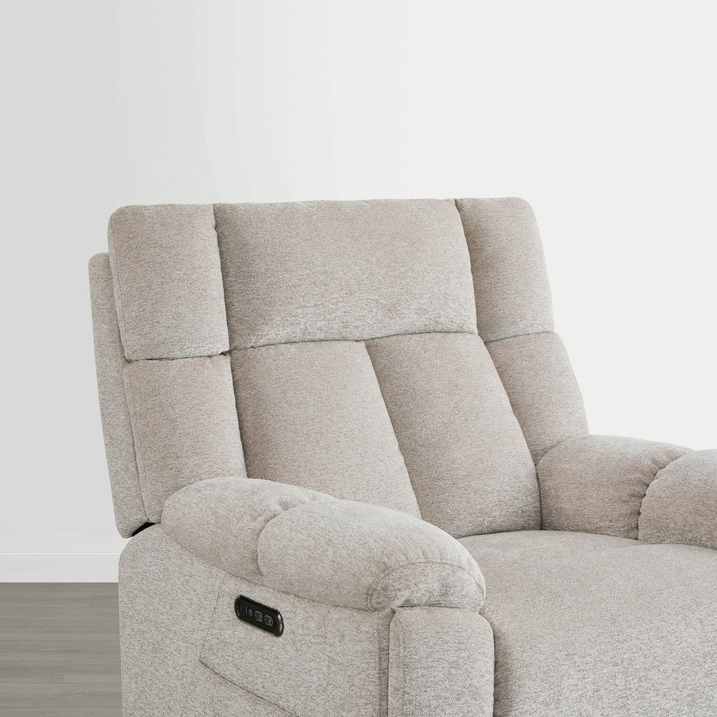 Sonia Recliner with Bluetooth Speakers and Power Lumbar Support