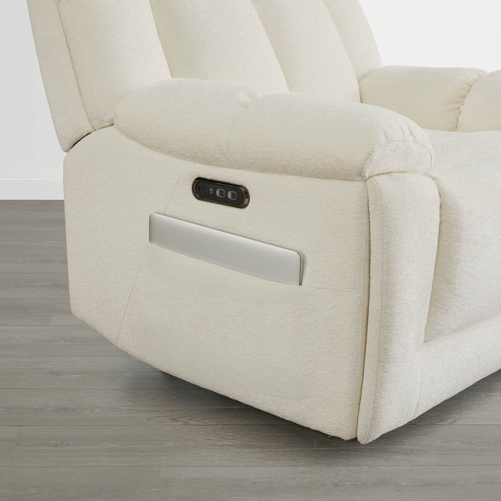 Sonia Recliner with Bluetooth Speakers and Power Lumbar Support