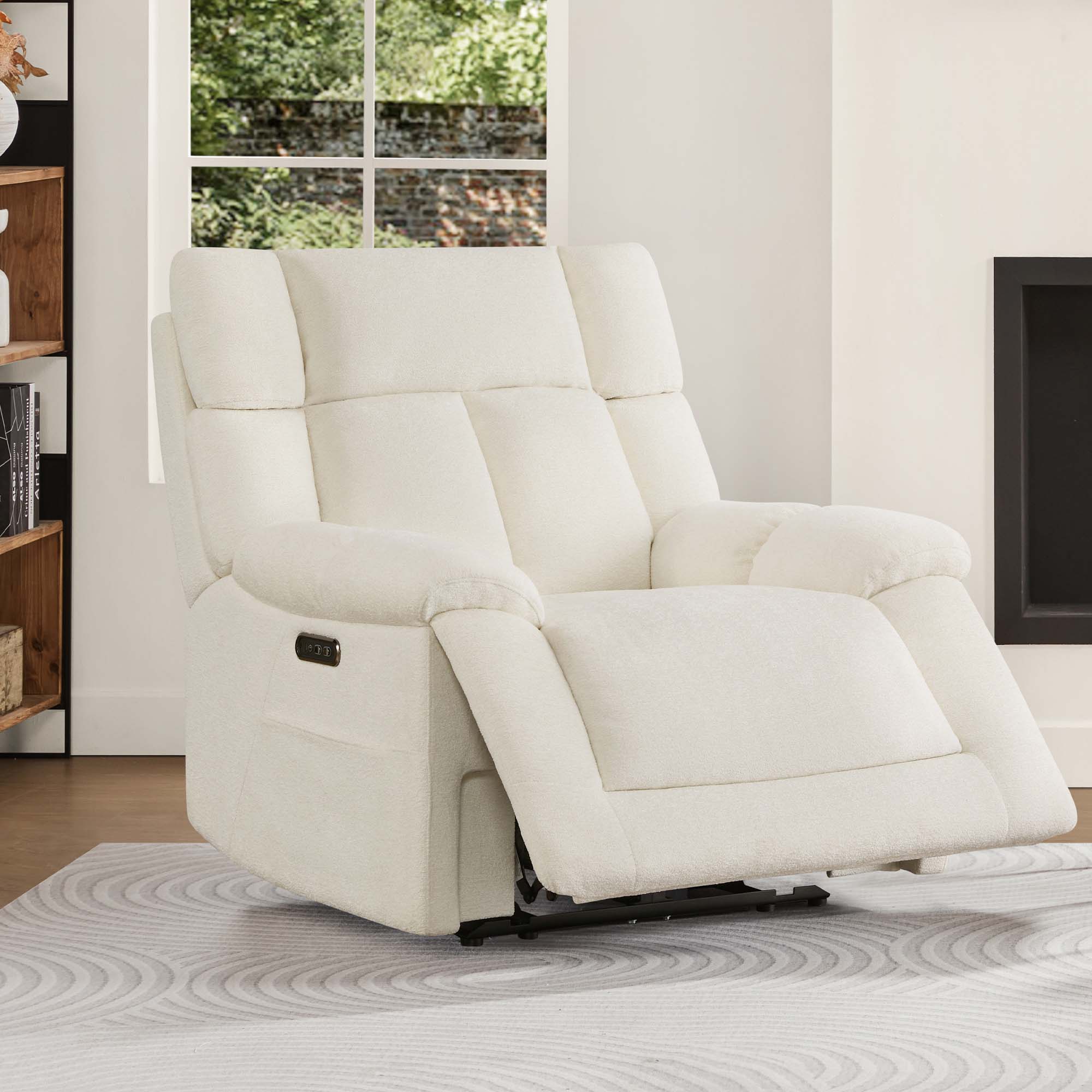 Sonia Recliner with Bluetooth Speakers and Power Lumbar Support