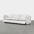 Sophia 3-Piece Feather Power Modular Sofa with Electric Footrests