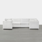 Sophia 6-Piece Feather Power Modular Sofa with Electric Footrests