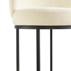 Tanya Modern Chenille Swivel Counter Stool