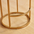 Tanya Modern Chenille Swivel Counter Stool