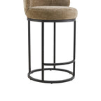 Tanya Modern Chenille Swivel Counter Stool