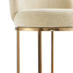 Tanya Modern Chenille Swivel Counter Stool