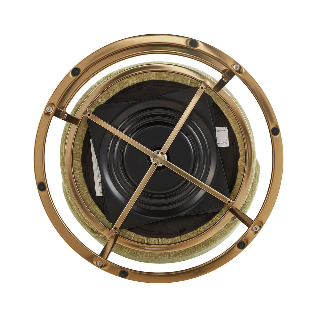 Tanya Modern Chenille Swivel Counter Stool