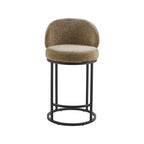 Tanya Modern Chenille Swivel Counter Stool