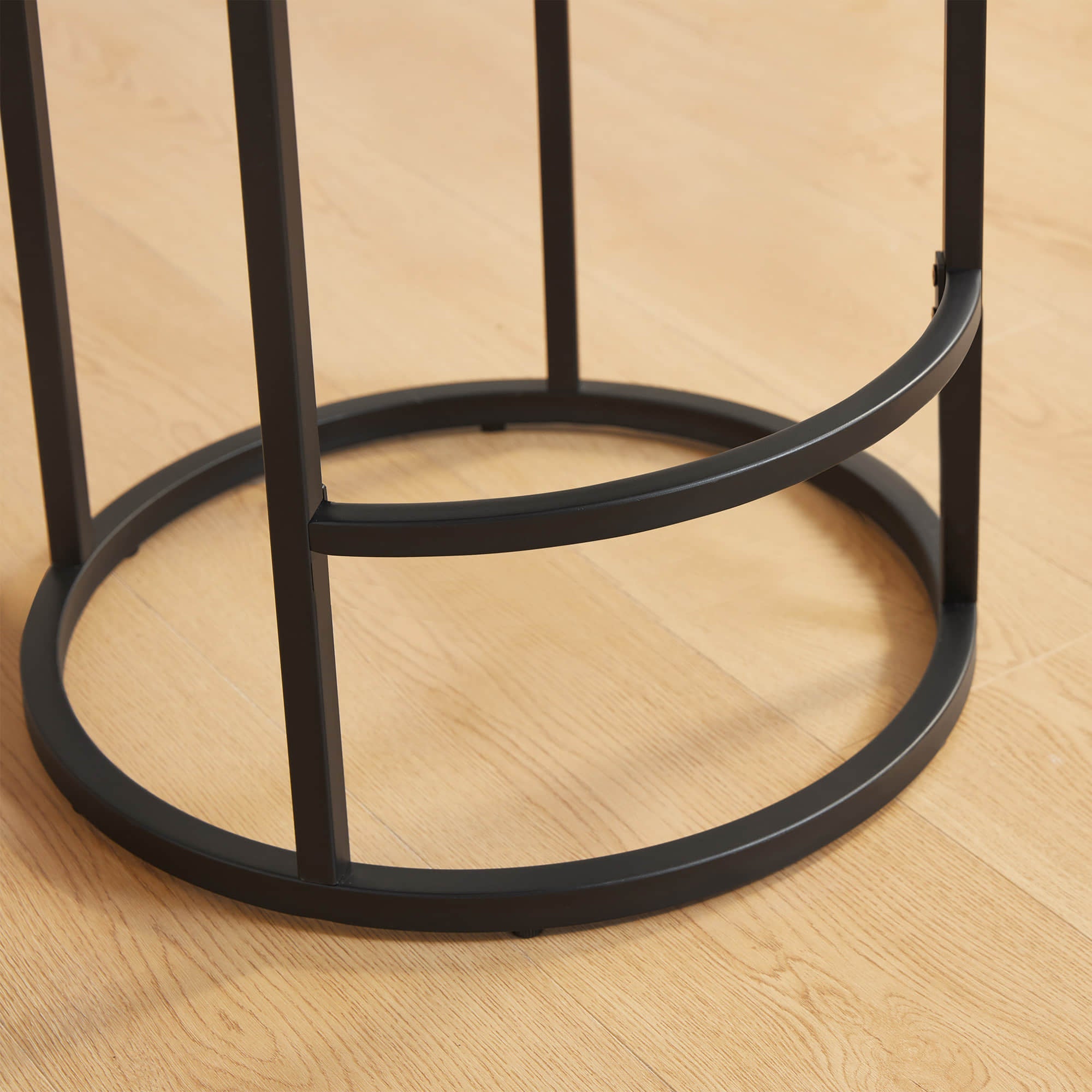 Tanya Modern Chenille Swivel Counter Stool