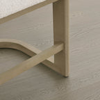 Troy Boucle Counter Stools With Solid Wood